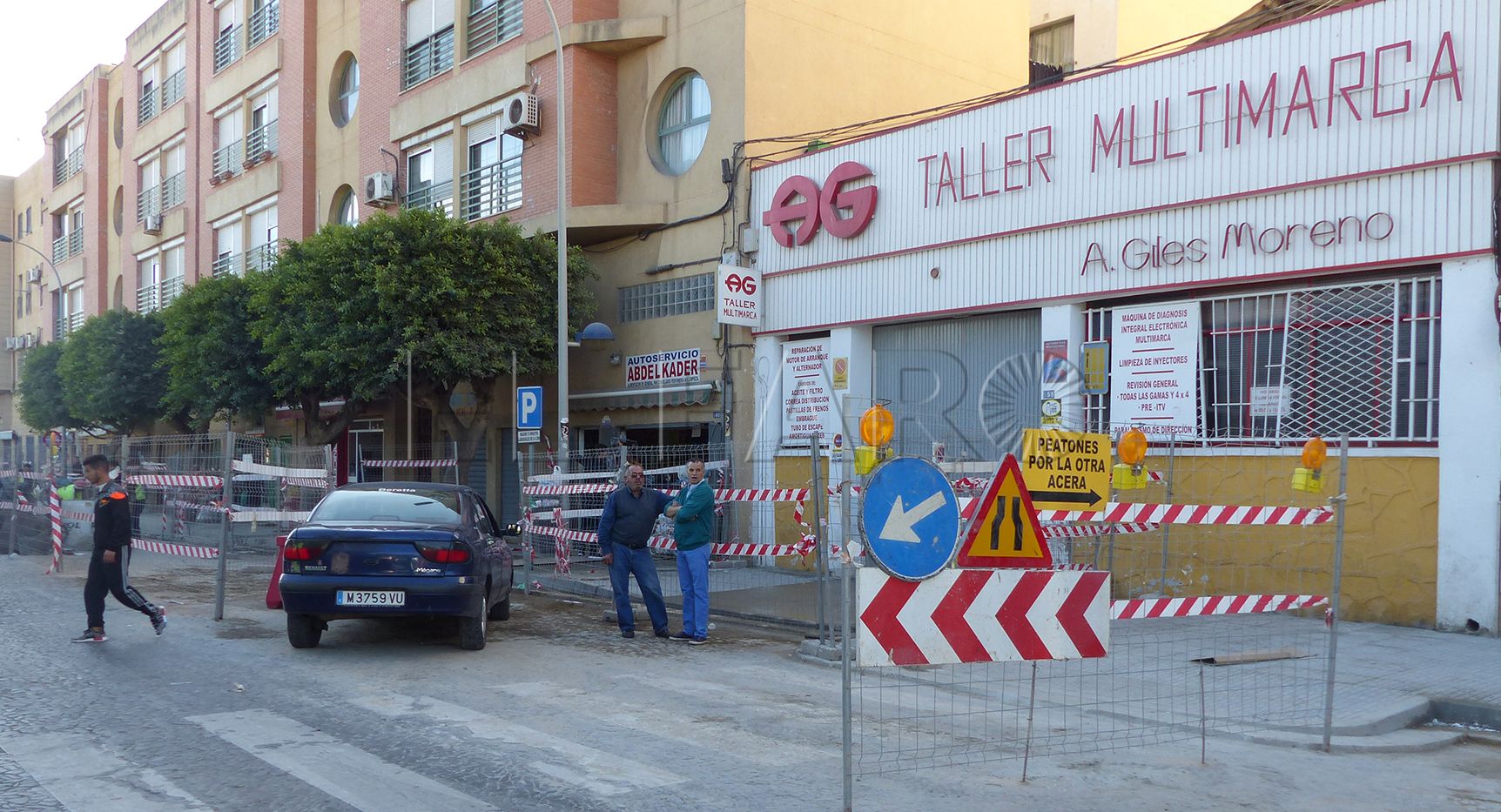 Los comerciantes denuncian la falta de pasos en las obras de General Astilleros