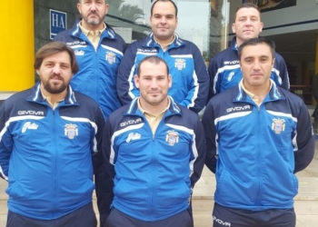 Componentes de la escuadra de la Asociación de Pescadores Deportivos de Melilla.