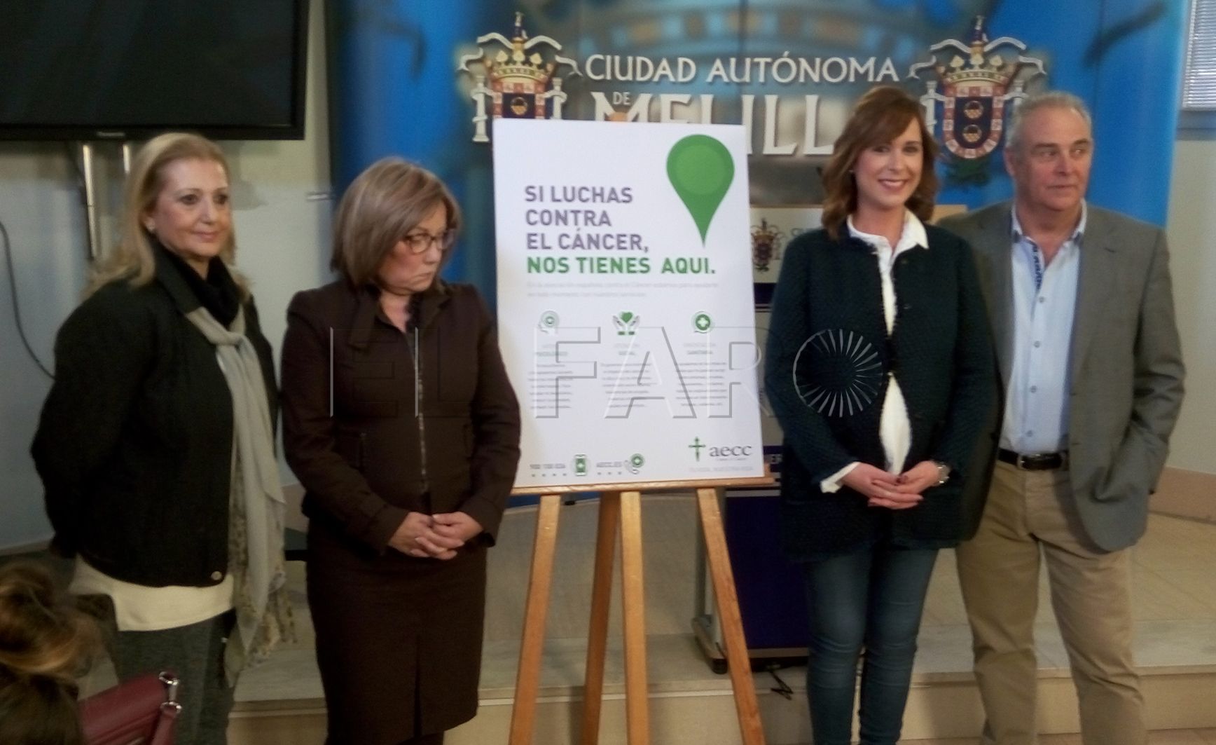 La Ciudad Autónoma incrementa en 5.000€ la subvención de la AECC