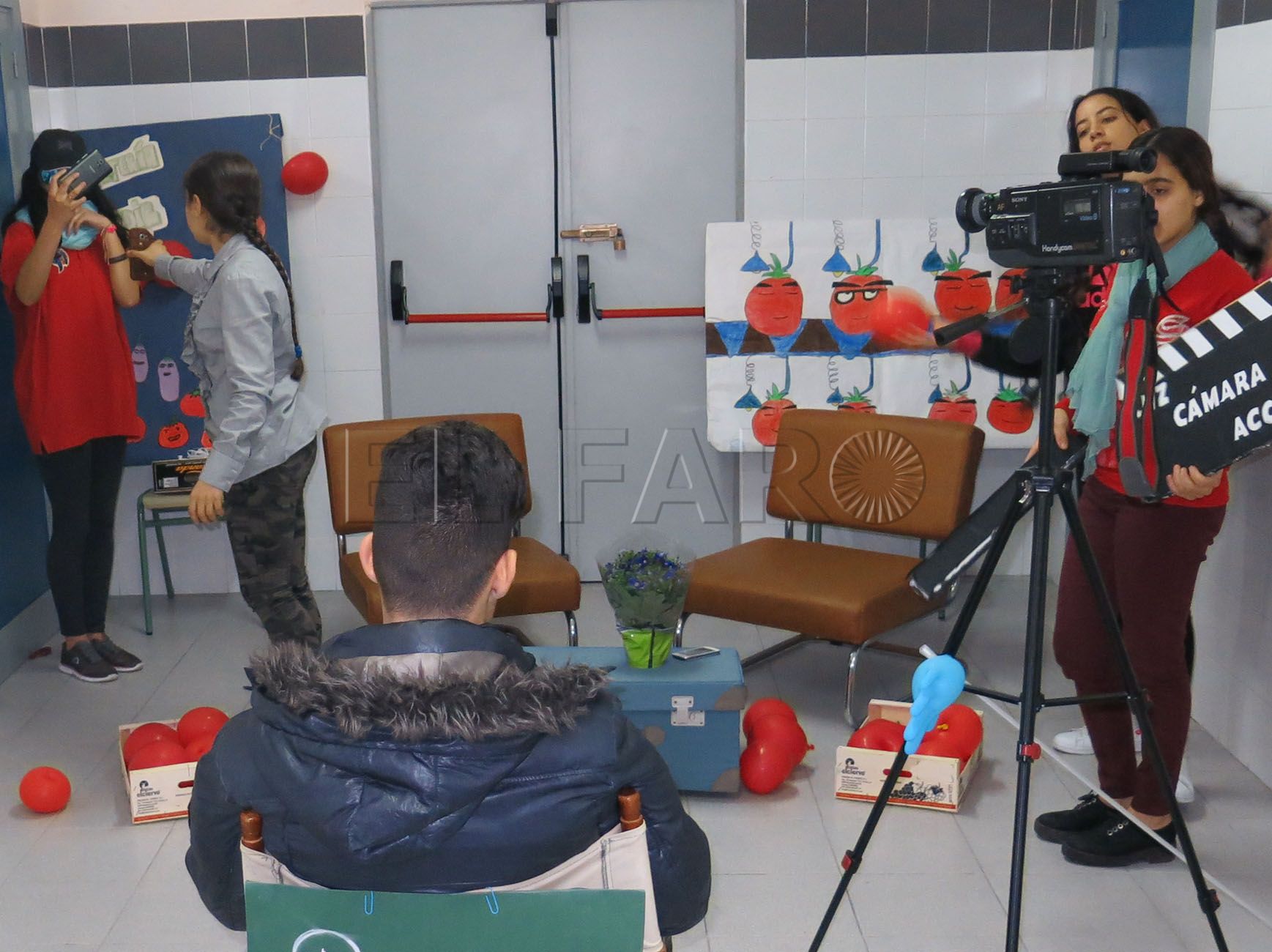 Convivencia de cine, en el IES Rusadir