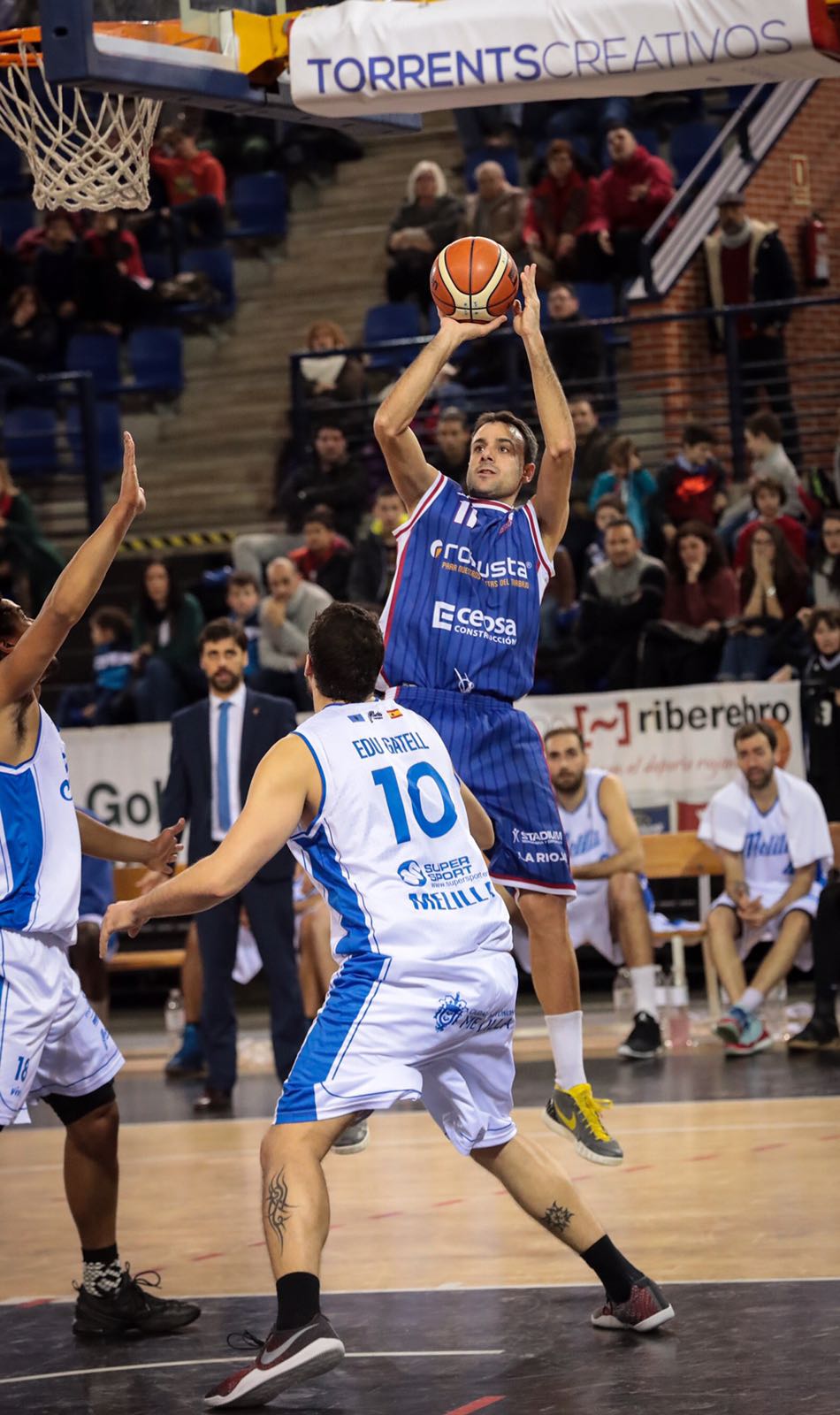 Partido muy intenso y triunfo para el Melilla BC