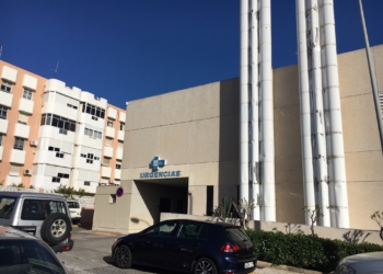 Imagen de los exteriores del Hospital Comarcal de Melilla, tomada este fin de semana.
