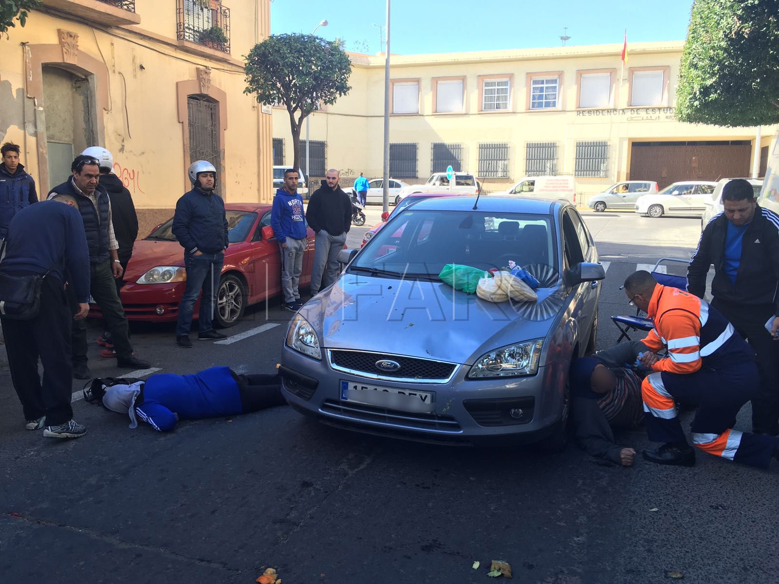 Dos heridas tras ser atropelladas en la calle Sor Alegría