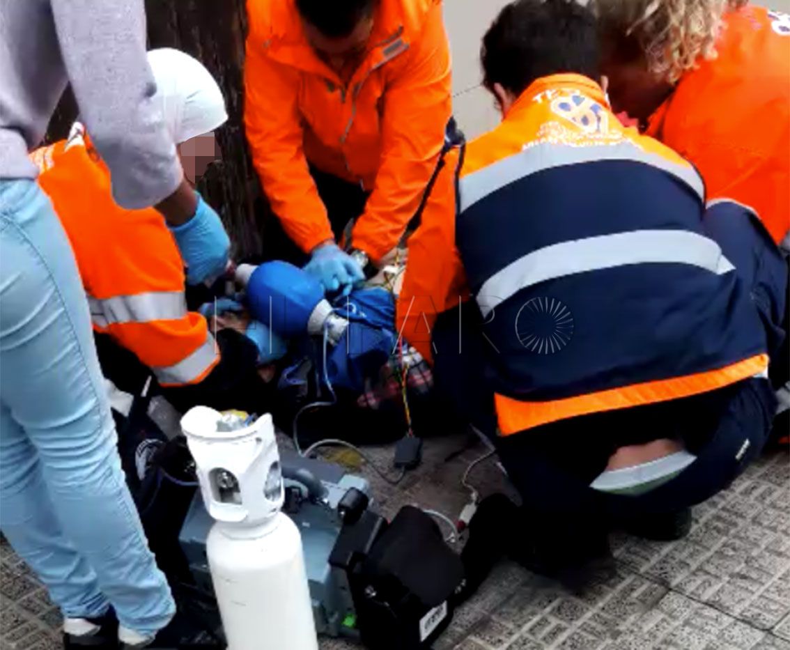 El policía que salvó a un infartado auxilia a otro hombre sin respiración ni pulso