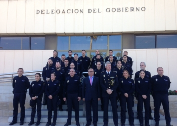 IMG 1517 Melilla recibe a 25 policías que reforzarán el control en frontera