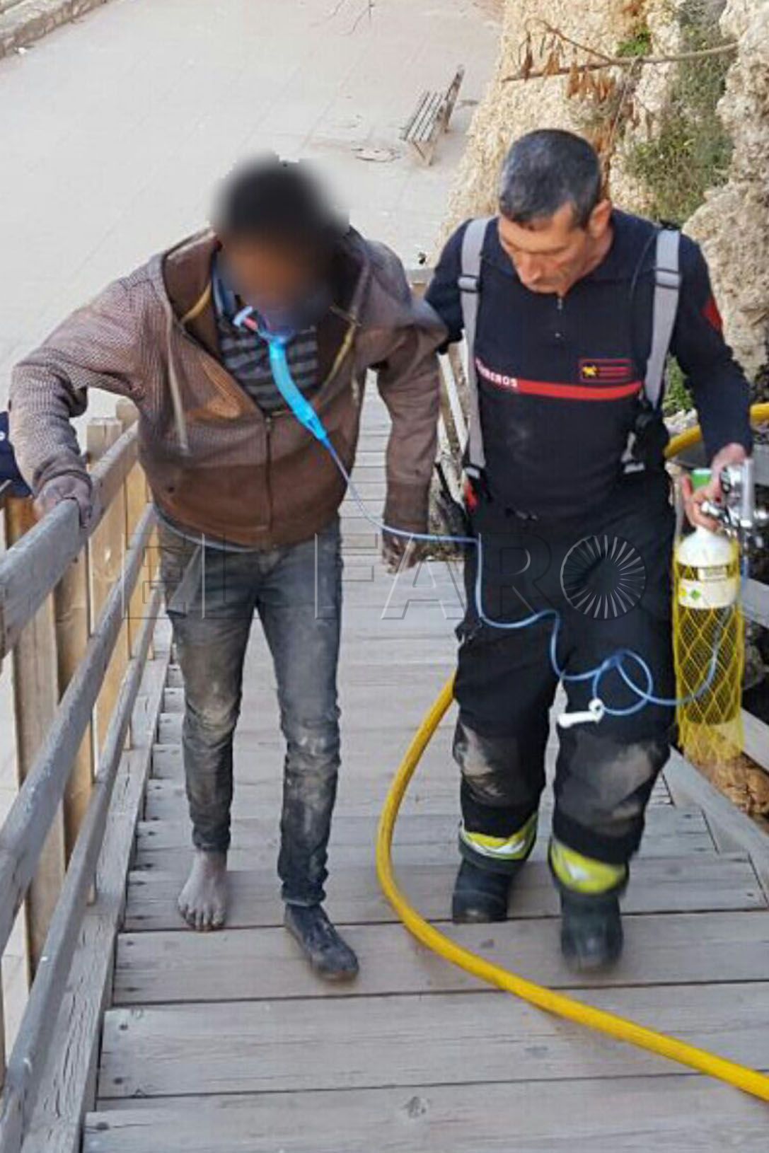 El guardia civil que salvó a 2 menas de un incendio, propuesto para una medalla