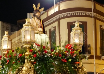18 19 1 1 El Humillado vuelve a salir desde su casa, la parroquia Castrense, para recorrer Melilla