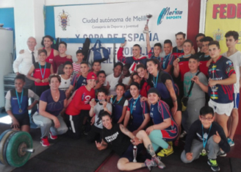 Deportistas melillenses que han estado presentes en estas jornadas deportivas.
