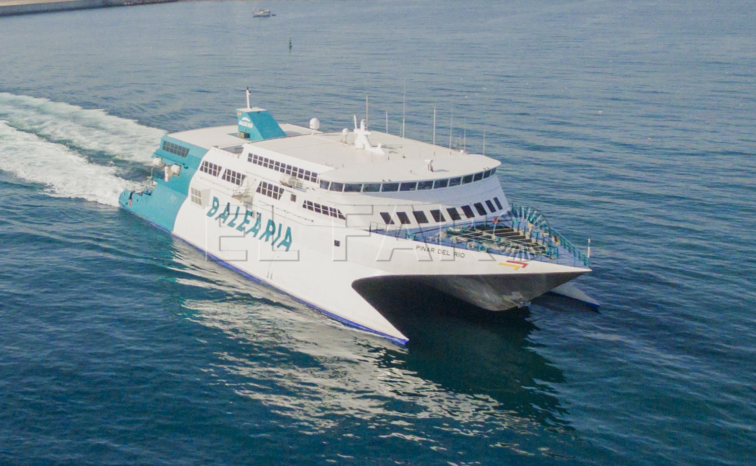 Baleària sustituye de forma puntual el ferry 'Nissos Chios’ por el fast ferry 'Pinar del Río’ en las líneas con Melilla