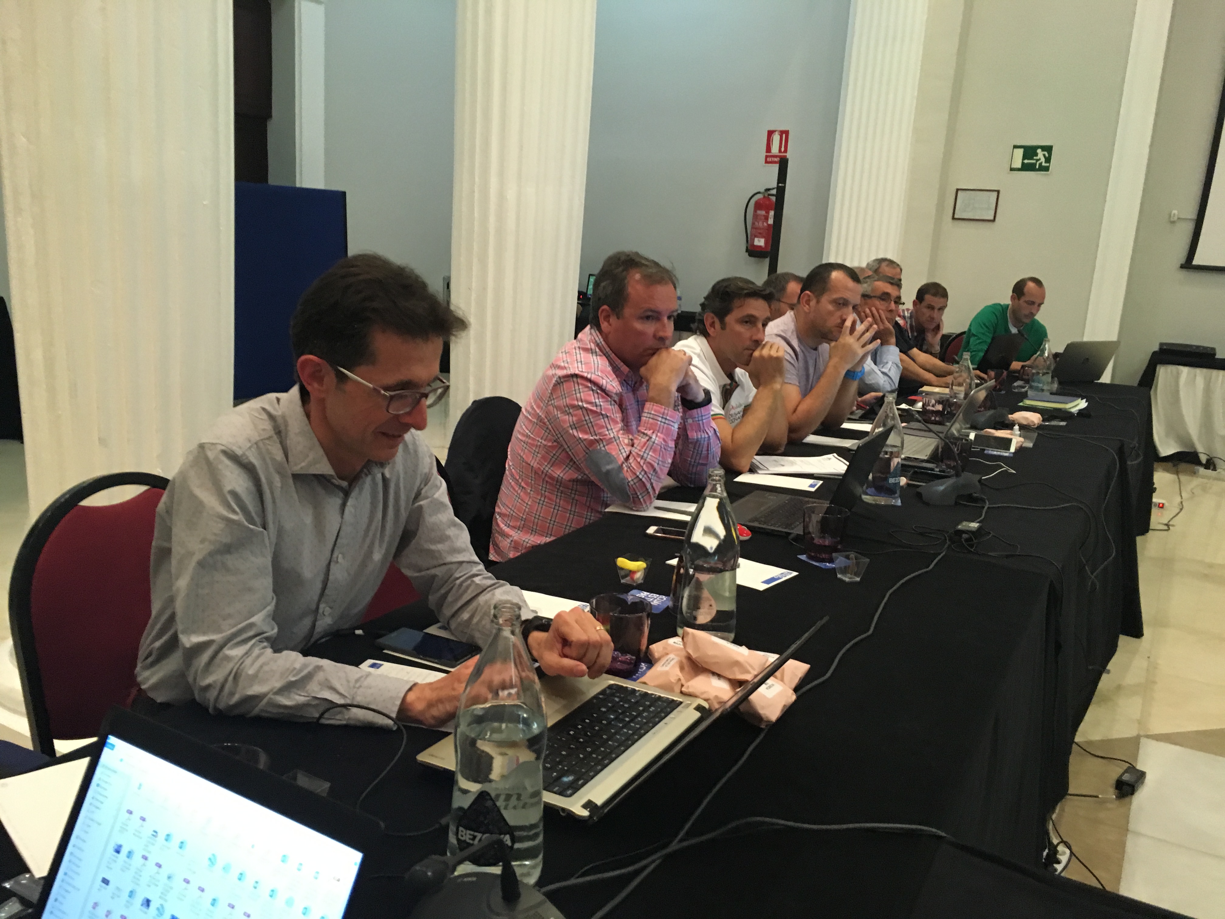 Javier Guillot se desplaza a la reunión de la Junta Directiva de la Federación Española