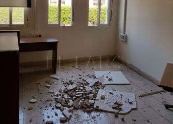 14 2 2 UGT denuncia derrumbes del techo en la Jefatura de la Policía Local de Melilla