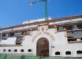 DSC 0524 CSI-F intuye que las obras del Mercado Central no estarán acabadas en septiembre