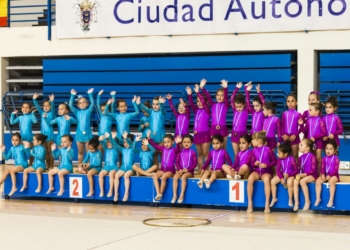 g 1 La gimnasia rítmica escolar local ya tiene a todas sus campeonas