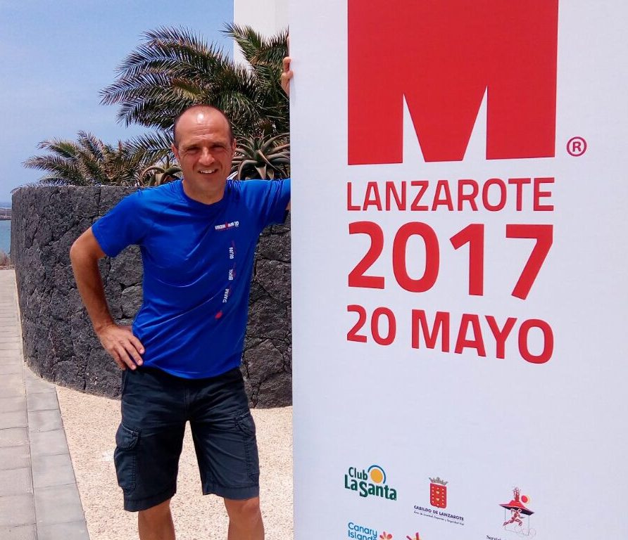 Fernando Terrez, en el Ironman de Lanzarote