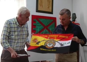 20 1 El coronel Castilla Trillo se reúne con la Hermandad de Veteranos de Regulares
