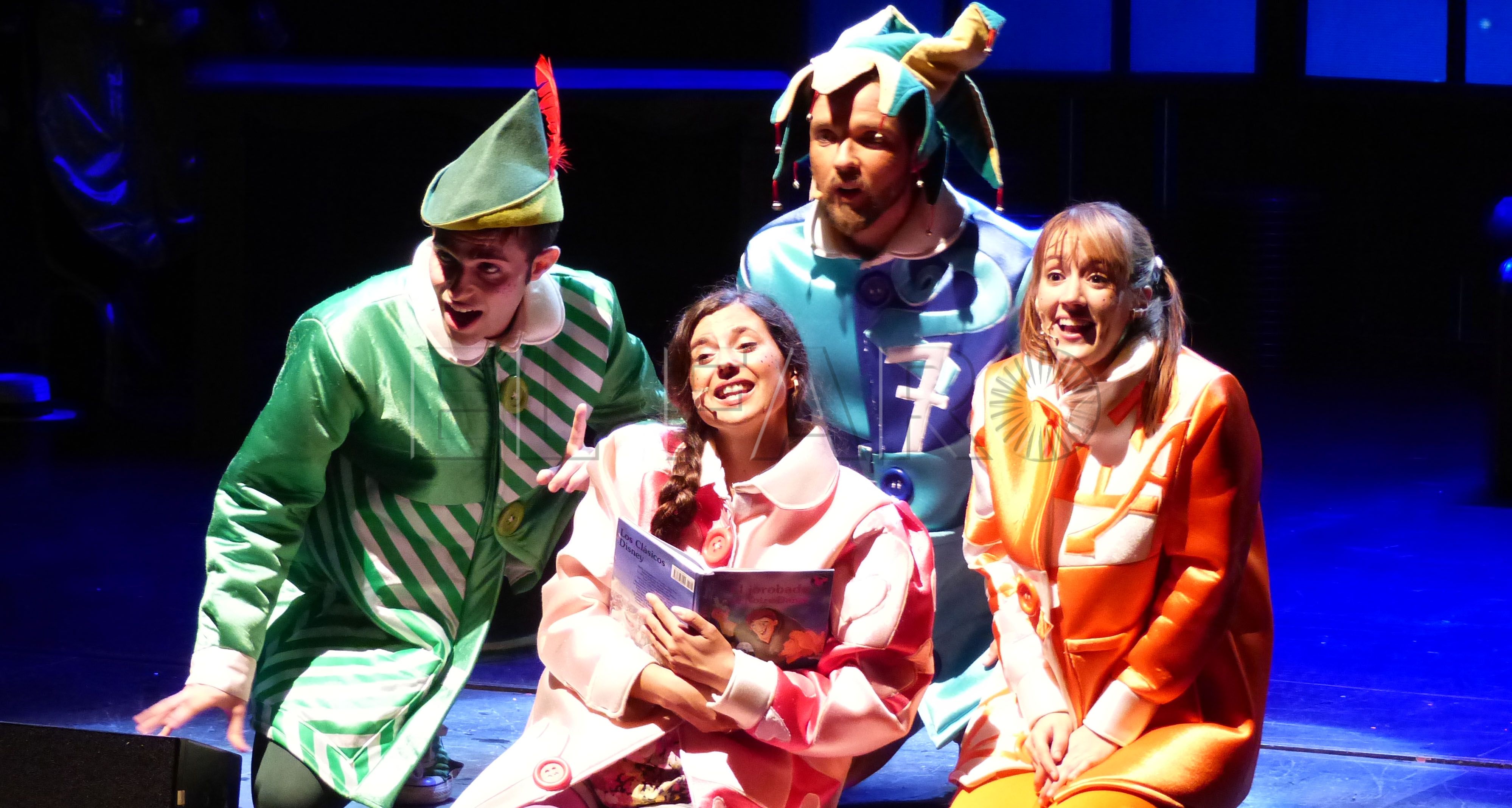 El musical ‘Peter Pan en el desván encantado’ embruja al público del Teatro Kursaal