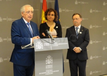 Con ministra de Sanidad 5 RUEDA PRENSA Sanidad resalta la subida de un 4,75% de la partida de personal, la mayor de su historia