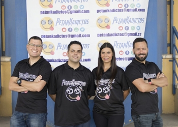 pe 1 Martín y Gallardo, ganadores de la melé nocturna de Petankadictos