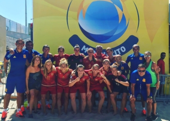 Jugadoras de la Selección Española que el año pasado consiguieron el Campeonato de Europa.