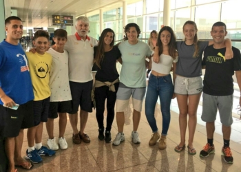 29 02 5 España, con los melillenses Alcalá y Volpe, ya se encuentra en tierras rusas