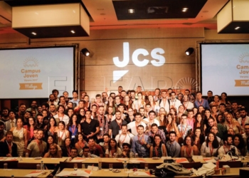 8 1 10 Una representación de C’s Melilla acude al Campus de Jóvenes del partido en Málaga