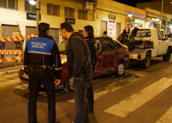 13 1 7 La Policía Local dirige una campaña de control del exceso de velocidad