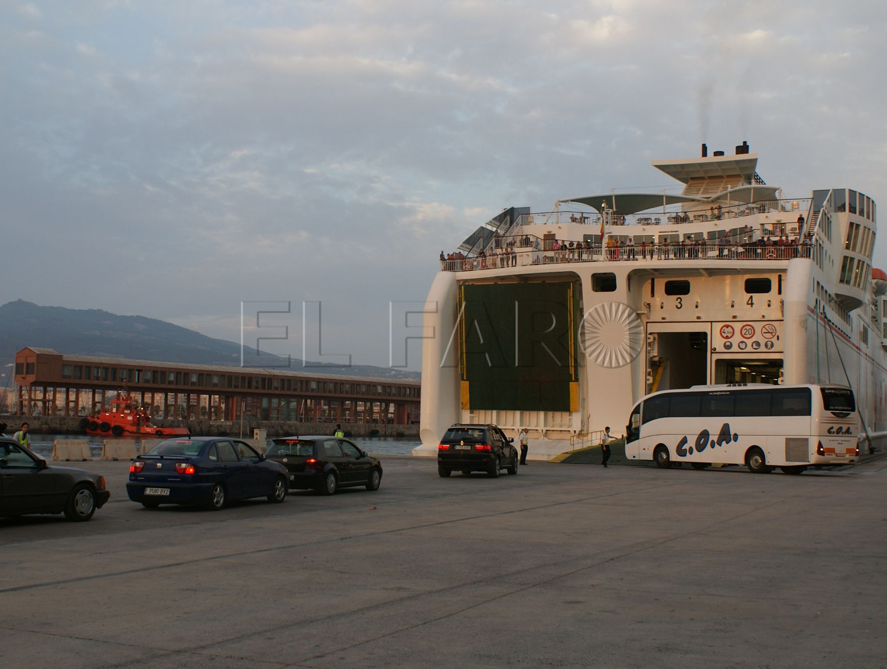 Las líneas marítimas por Melilla, las menos usadas al acabar la fase de salida de la OPE