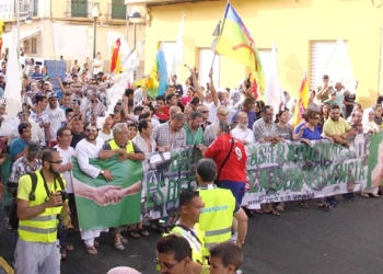 2 1 4 Las protestas del borrego no están autorizadas, pero Aberchán asegura que saldrán a la calle