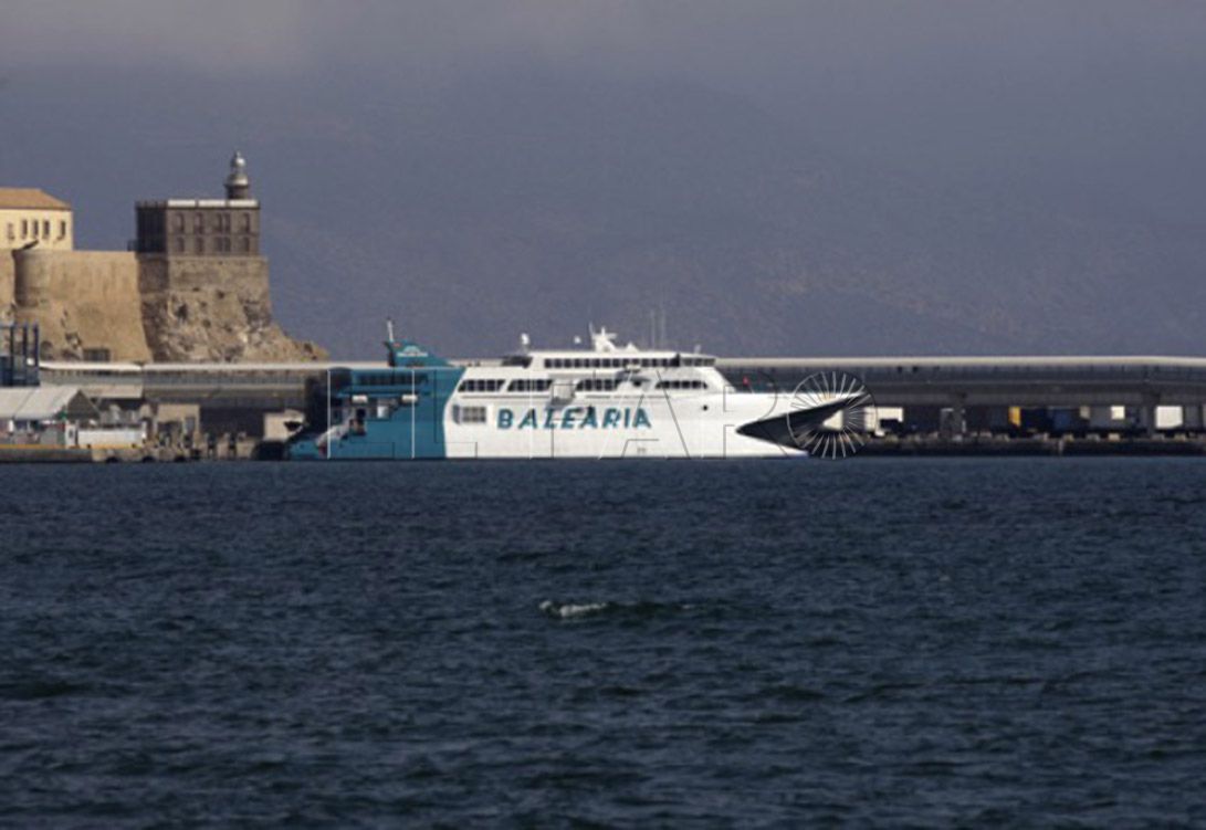 Baleària cancela hoy dos rotaciones del trayecto entre Melilla y Almería