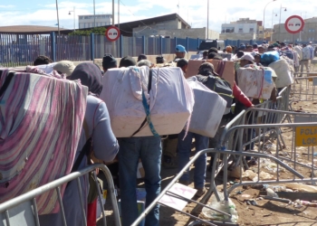 7 1 12 Cada vez llegan más porteadores y tratan de entrar a la fuerza, según El Barkani