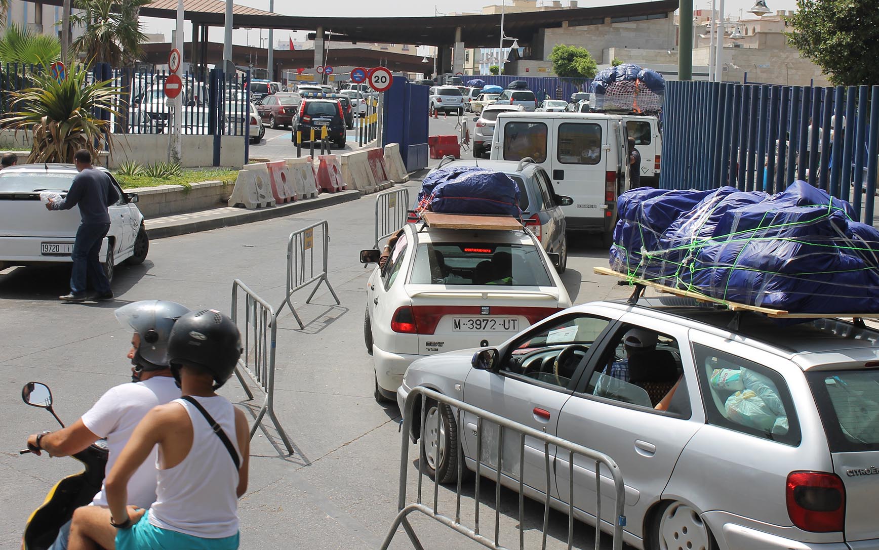El SUP asegura que hay más controles en Beni Enzar tras los atentados