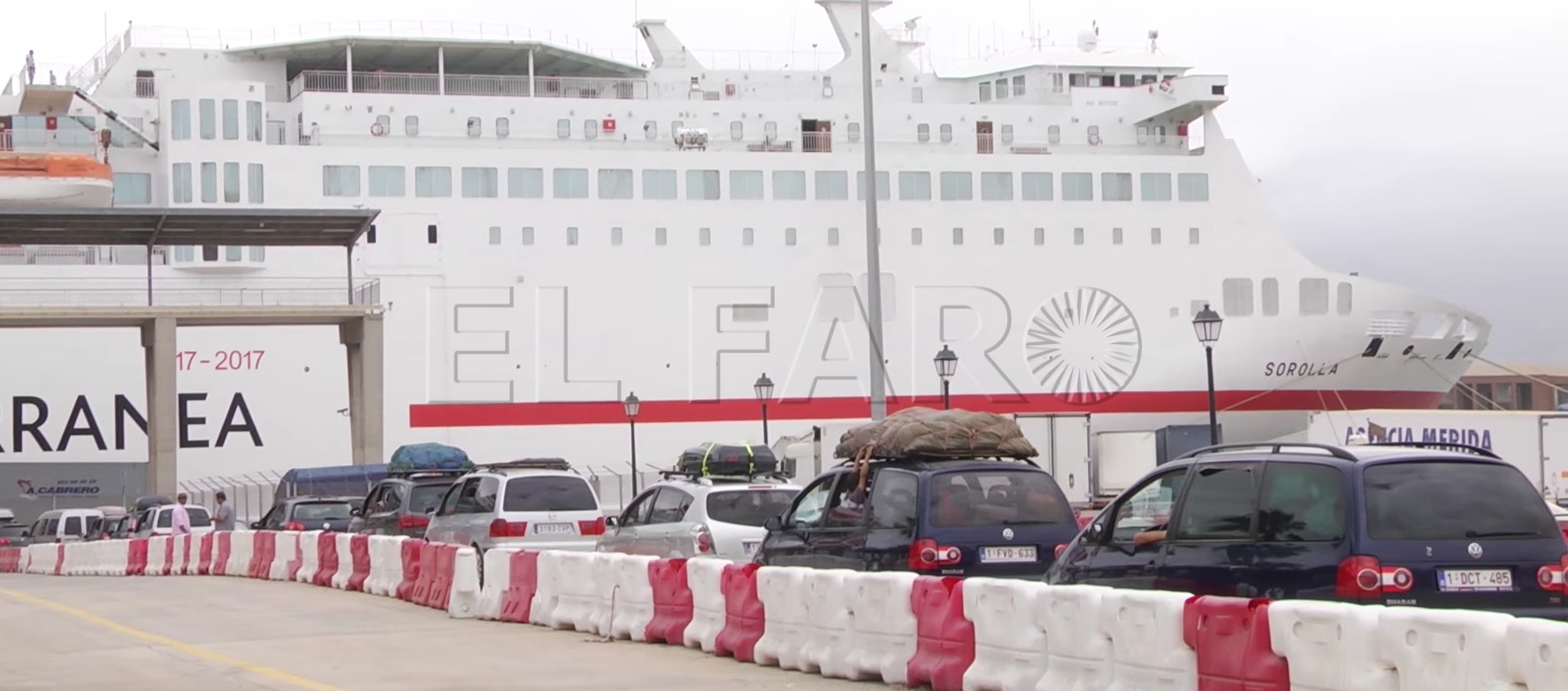 La ruta de Motril a Melilla pierde un 44,3% de viajeros y la de Nador gana un 49,3%