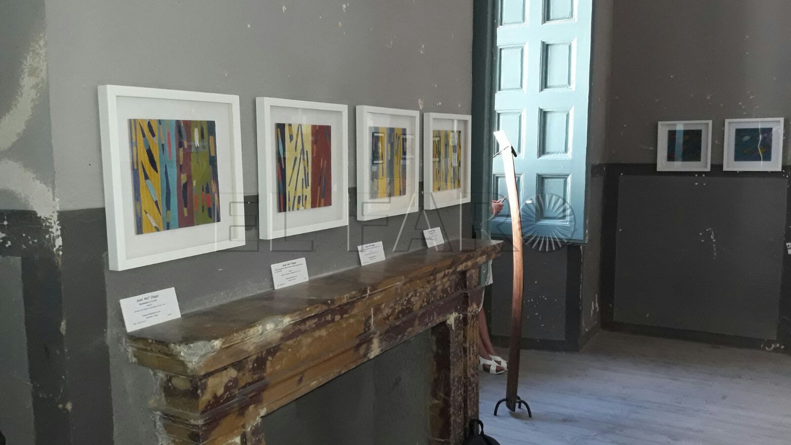 El artista melillense Juan Antonio Diago participa en una muestra nacional en Ávila