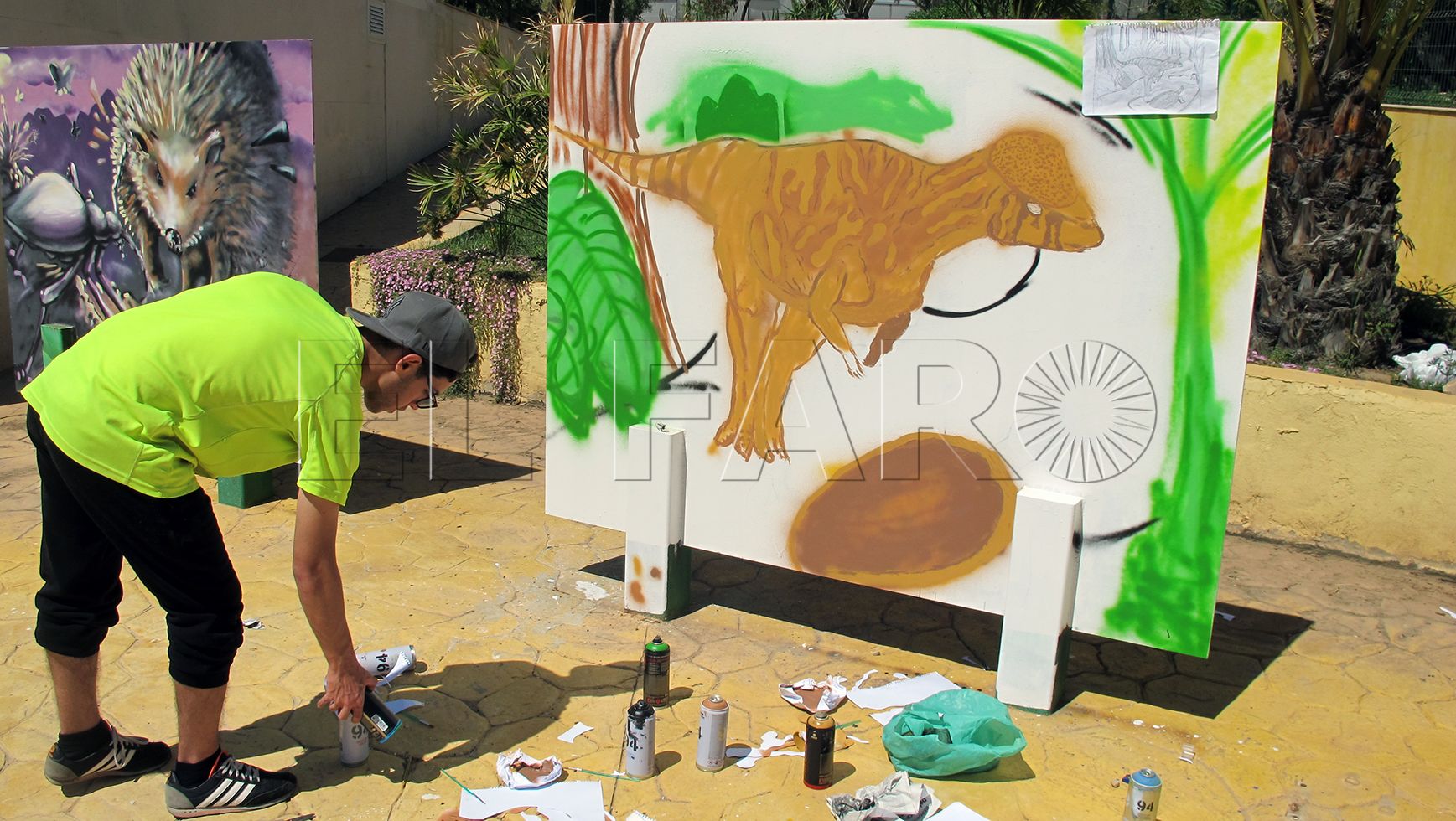 Grafitis por y para la naturaleza local