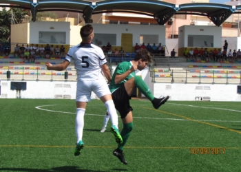Imagen del encuentro jugador ayer, en La Espiguera