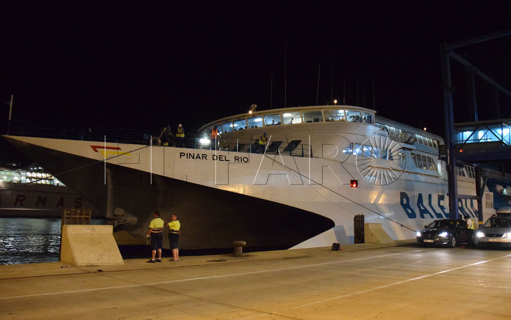 Baleària tiene pensado quedarse y mejorar los barcos que hay en Melilla, según Mateo