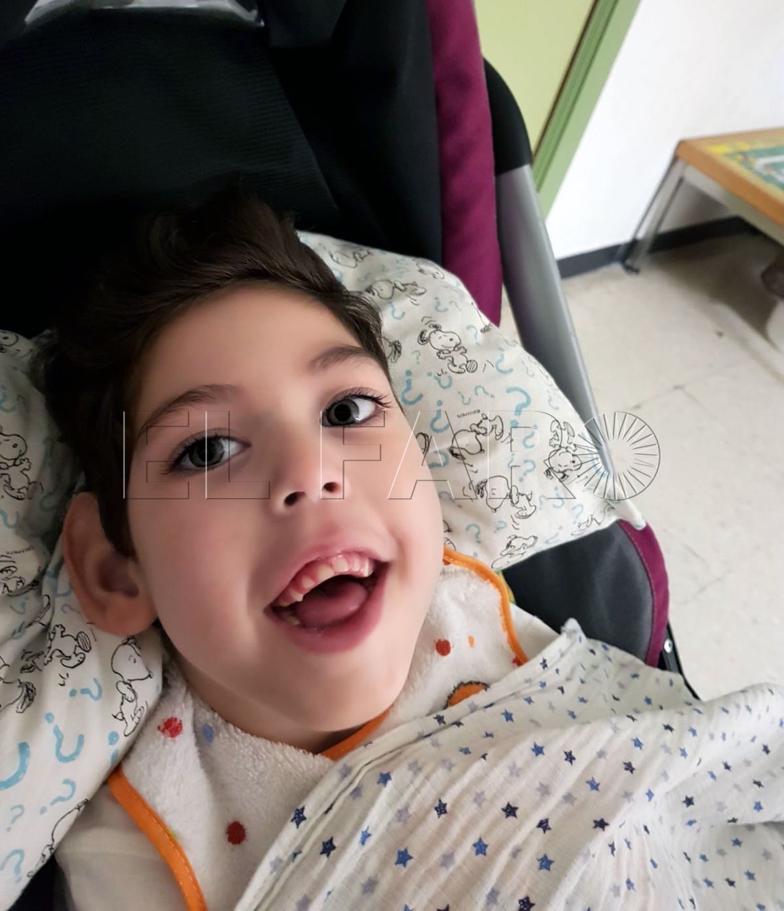 El brillo de la sonrisa del pequeño Aizam