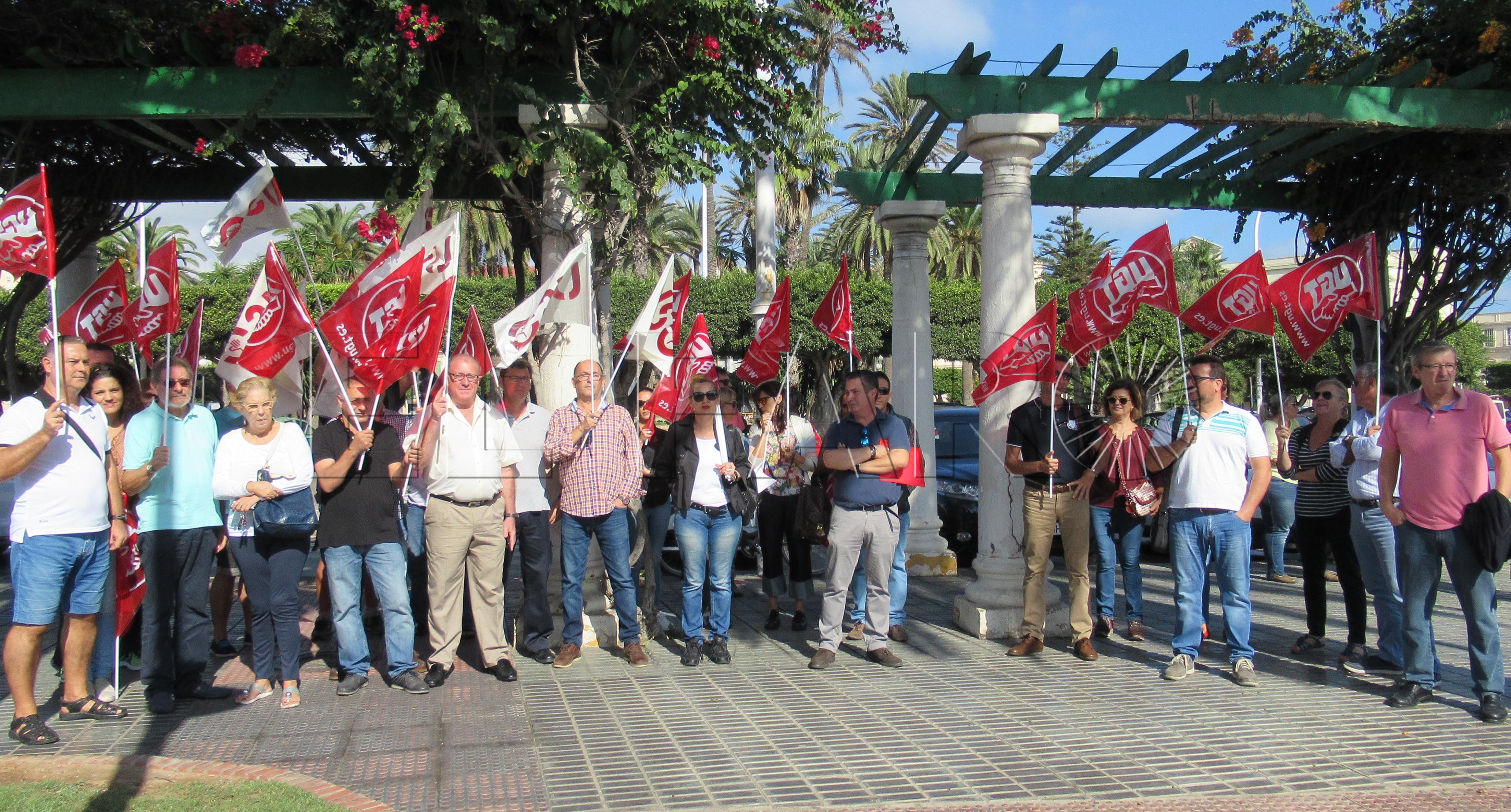 UGT explica que los 15 vigilantes de Marsegur están en “desamparo total”