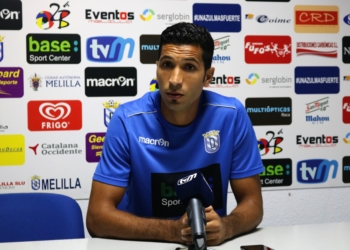 Mahanan, en la rueda de prensa oficial del club.