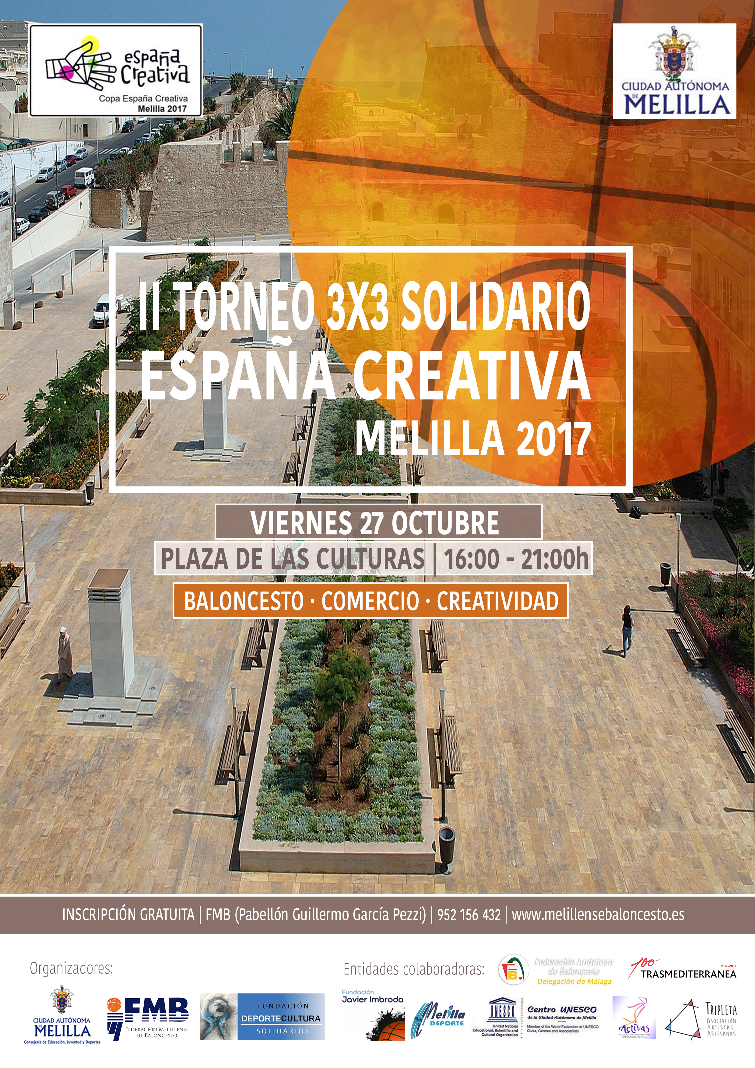 El II Torneo 3X3 Solidario España Creativa llega a nuestra ciudad