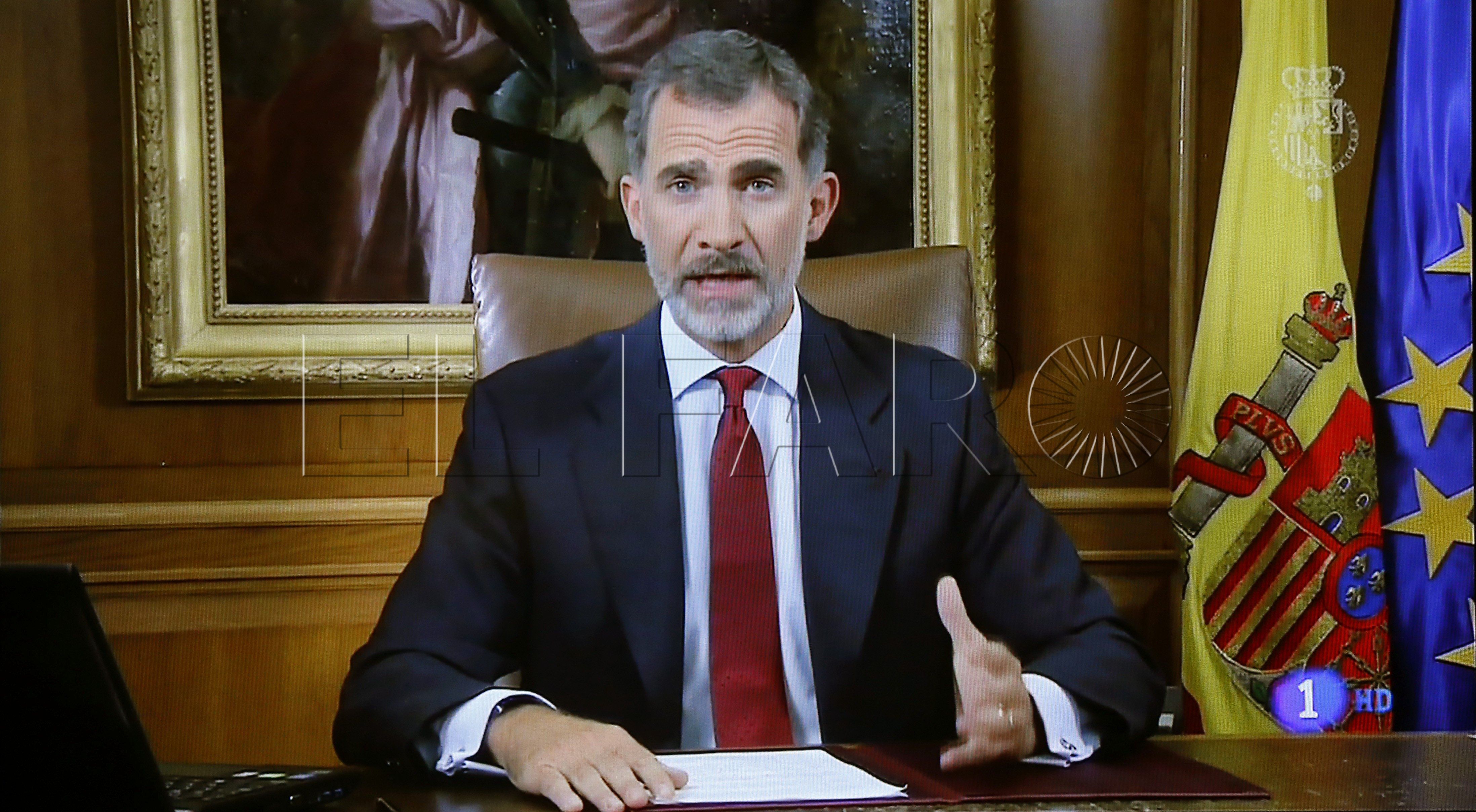 El Rey apela al orden constitucional ante la situación de “extrema gravedad”