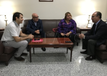 Reunión con Ptes. AMPA El delegado del Gobierno se reúne con los presidentes de CEAPA y FAMPA