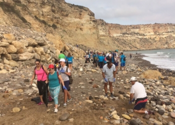 thumb IMG 1811 1024 Más de 300 personas participan en la limpieza de la playa de Horcas Coloradas