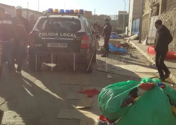 10 2 1 La Policía Local ha decomisado 2.500 kilos de mercancía ilegal esta semana