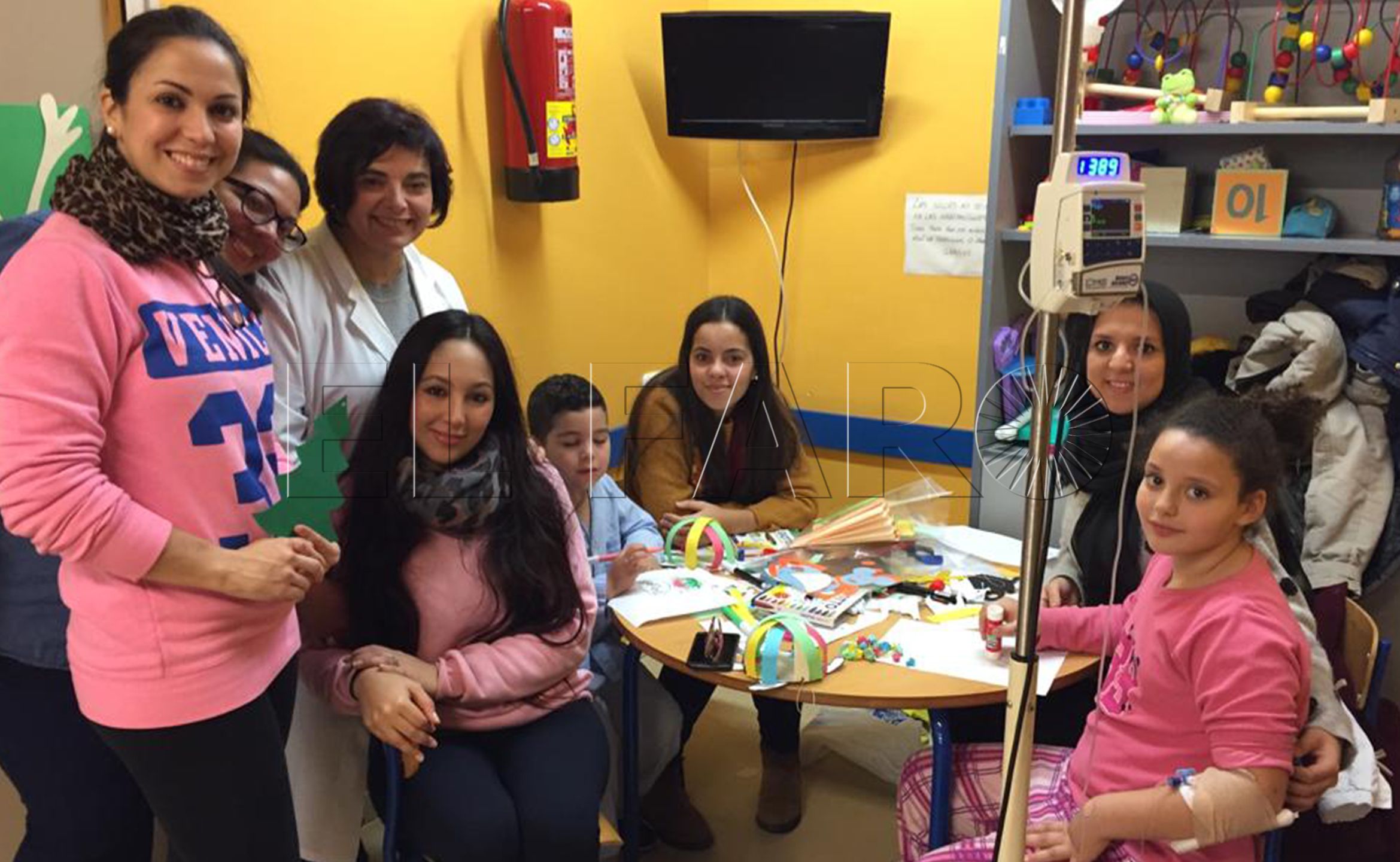 La magia de la Navidad llega al hospital