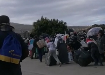 3 1 23 Acsemel culpa a las “mafias marroquíes” de colapsar el bus de la frontera con bultos