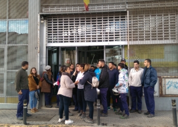 IMG 20171201 115706 Los alumnos de la Escuela Taller aún no han cobrado las becas del SEPE