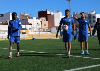 IMG 8025 copia La UD Melilla vuelve al trabajo diario tras la dura derrota frente al Marbella
