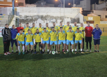 Jugadores que representarán a la Federación Melillense de Fútbol durante este fin de semana.