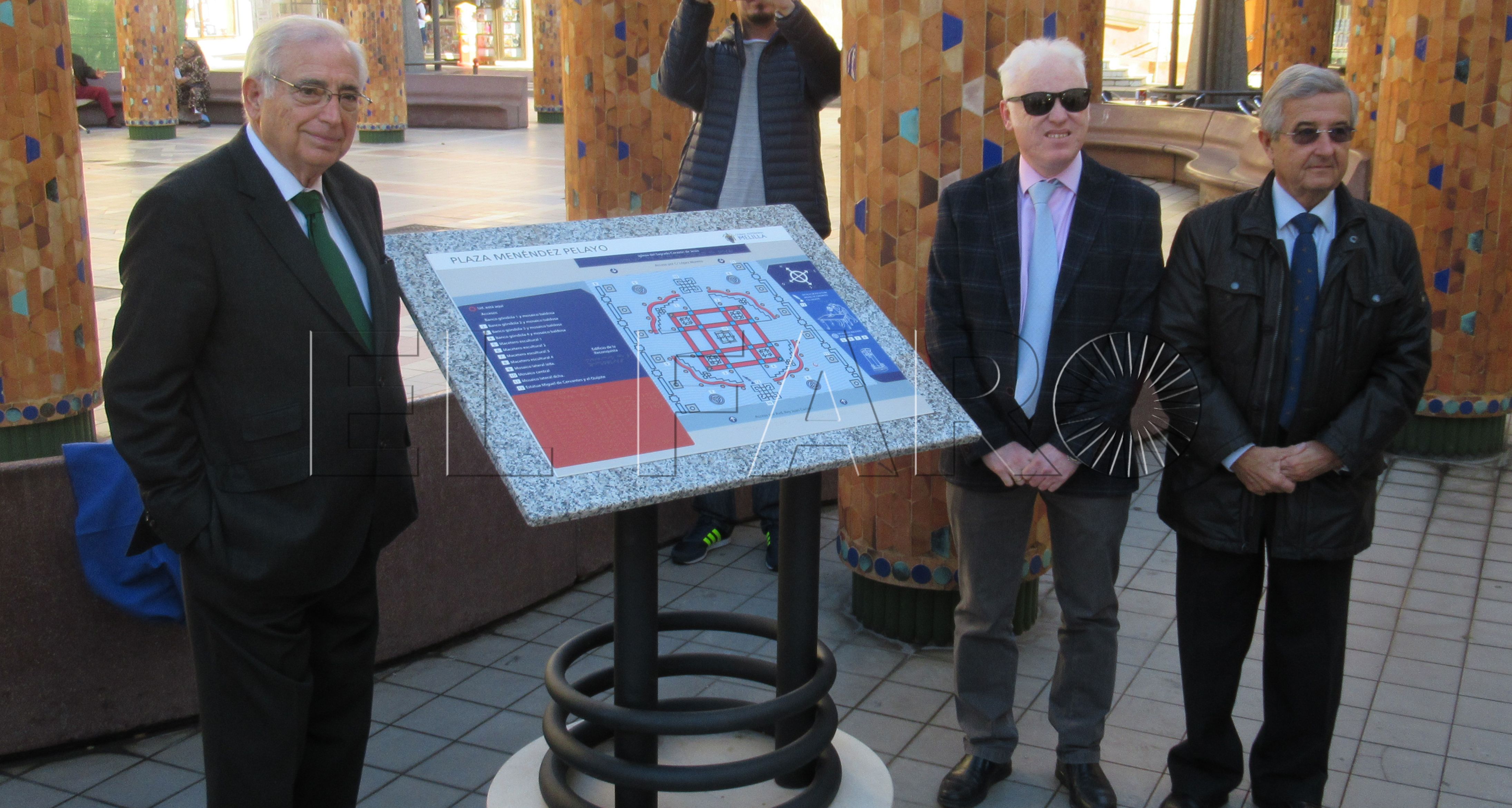 La plaza Menéndez Pelayo ya es accesible para todas la personas con discapacidad